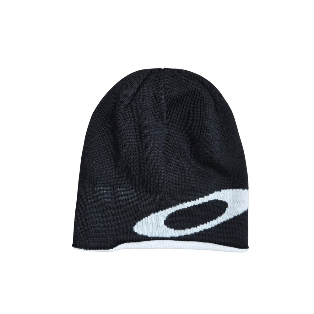 Oakley Ellipse Reversible Black/White Logo Beanie
